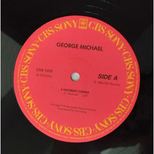 George Michael - A Different Corner 1986 Hong Kong Version 12" Single Vinyl LP  ***READY TO SHIP from Hong Kong***